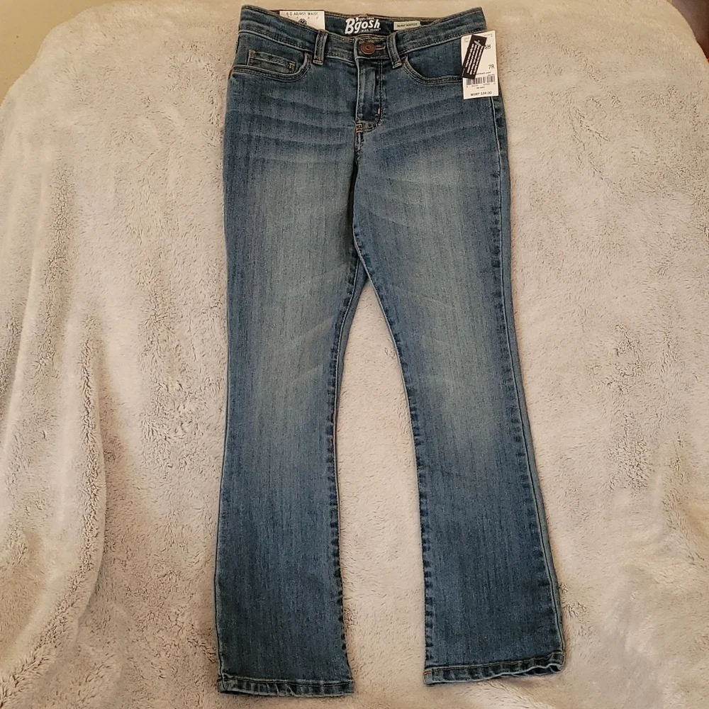 OSHKOSH B'GOSH NWT  denim bootcut jeans, sz 7